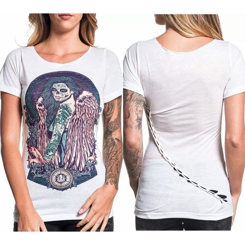 SECRET ARTIST by AFFLICTION Women's T-Shirt S/S